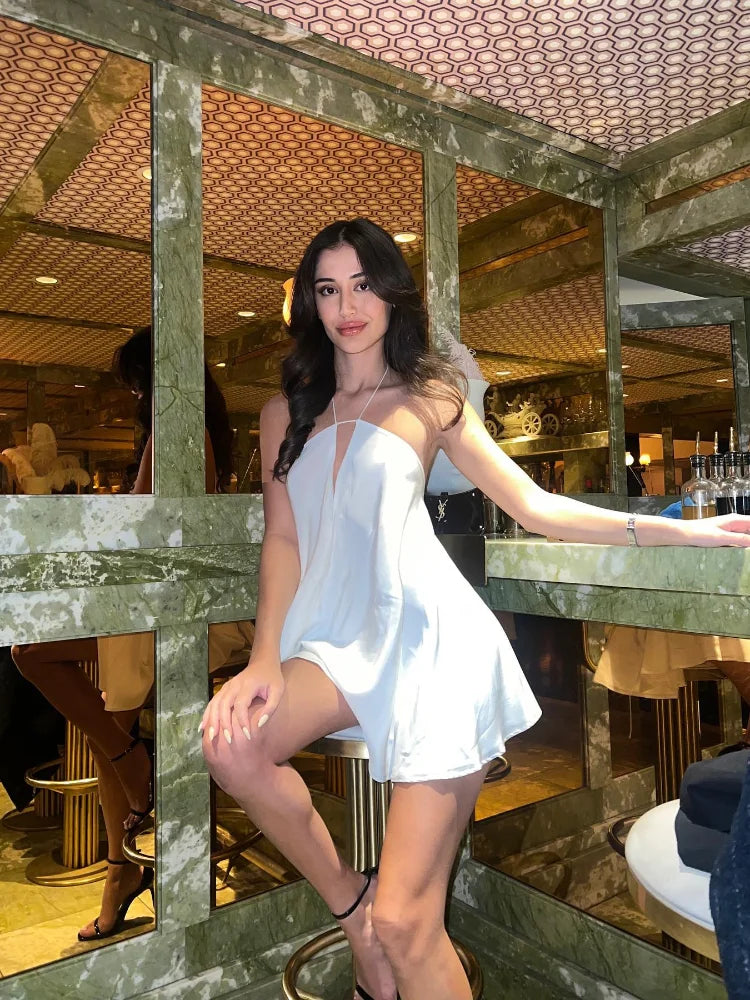 Amaya Backless Halter Dress