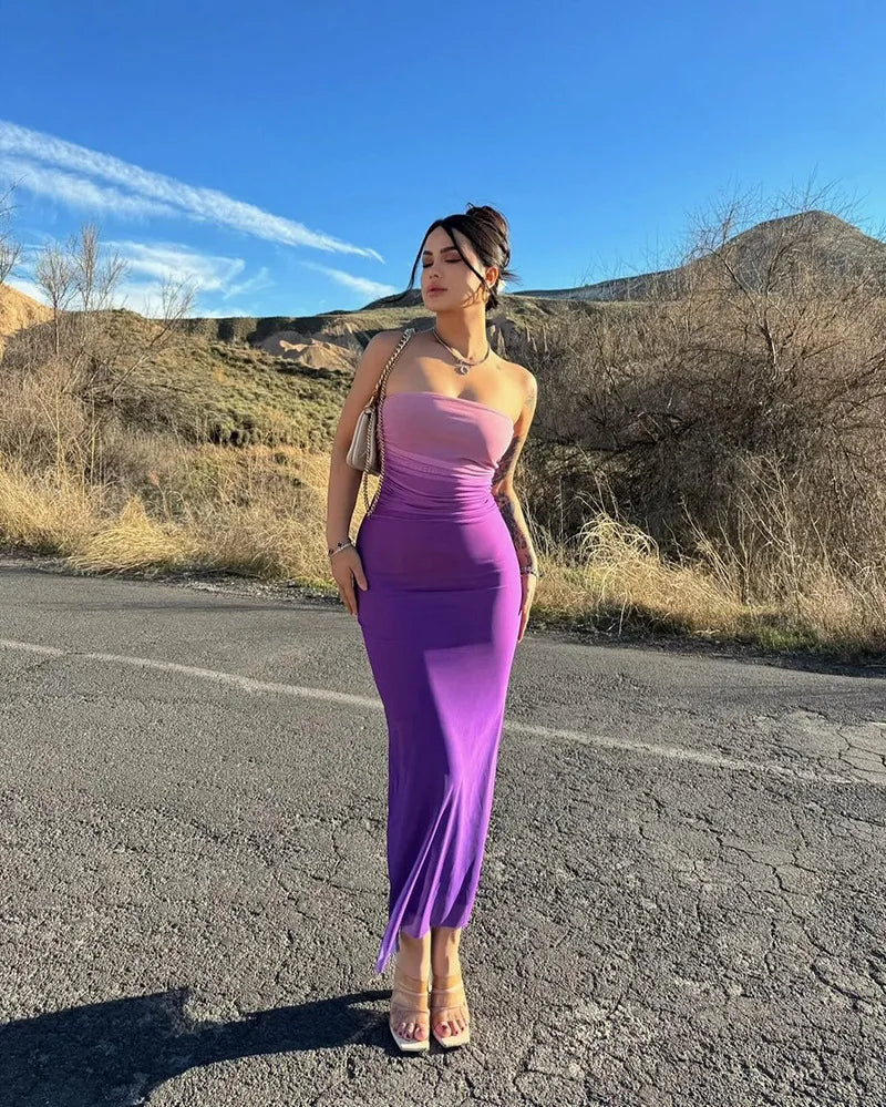 Selena Tie-Dye Bodycon Dress