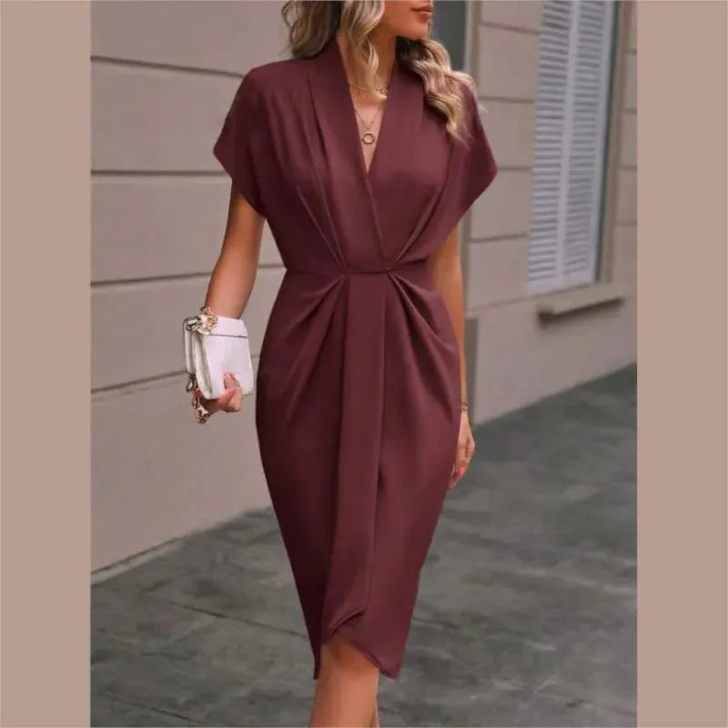 Ella Elegant Wrap Dress