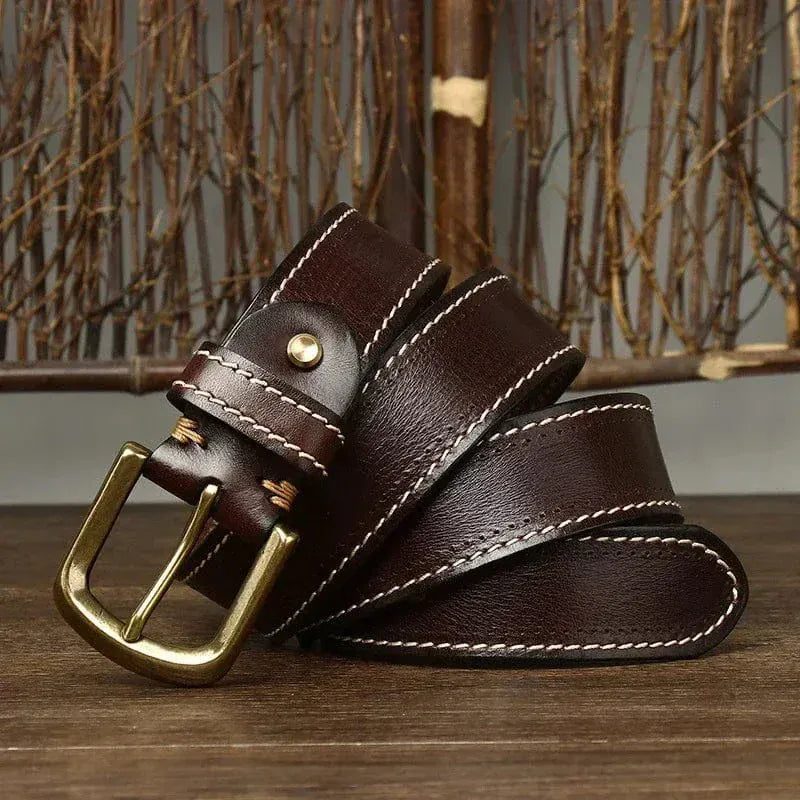 Drewland Stitched Leather Belt