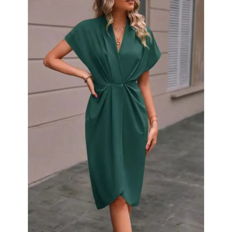 Ella Elegant Wrap Dress