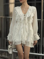 Colette Elegant Chiffon Mini Dress
