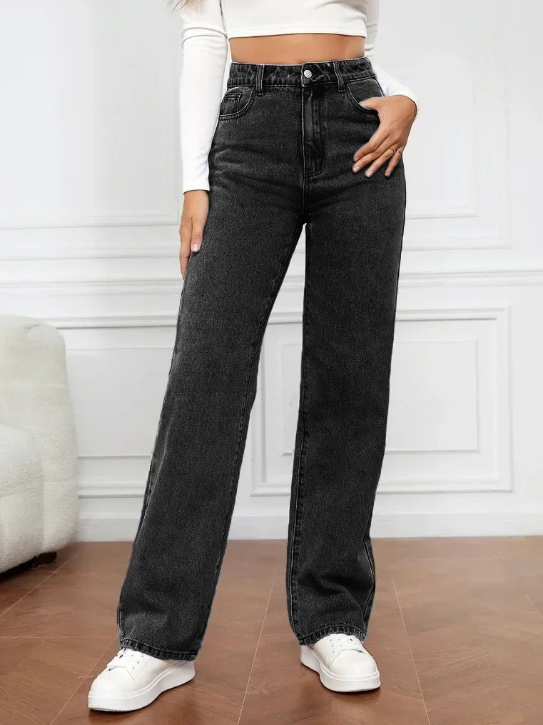 Camys High Waist Loose Denim Jeans