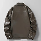 Crispin Leather Zip Jacket