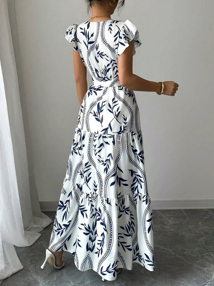 Sophie Elegant Printed Dress