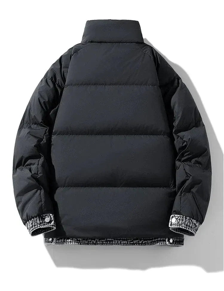 Asher Denim Down Feather Jacket