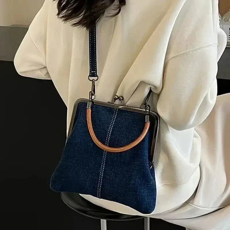 Tyrah Denim Shoulder-Bag
