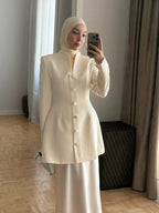 Vivienne Solid Chic Dress