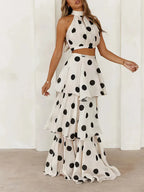 Liana Polka Dot Two-Piece Set