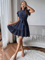 Sophie Chic Polka Dot Ruffle Dress