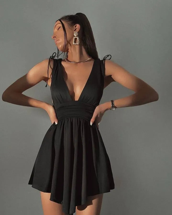 Amara Slim Fit Lace-Up Dress