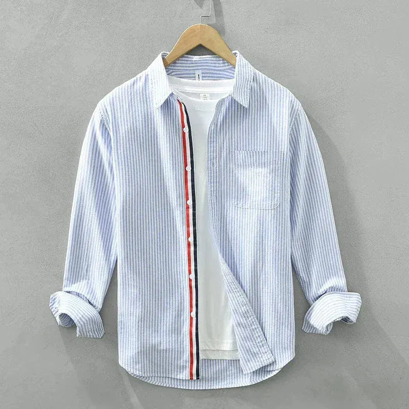 Monaco Striped Linen Shirt