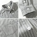 Andrew Ellis 100% Cotton Striped Shirt