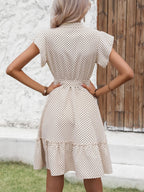 Sophie Chic Polka Dot Ruffle Dress