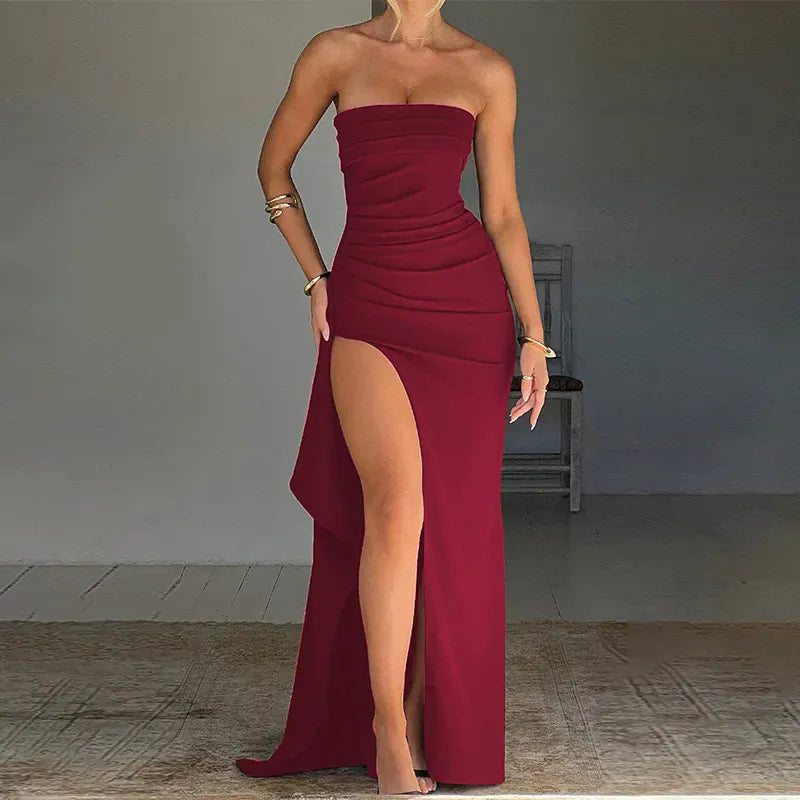Selina Slash Neck Maxi