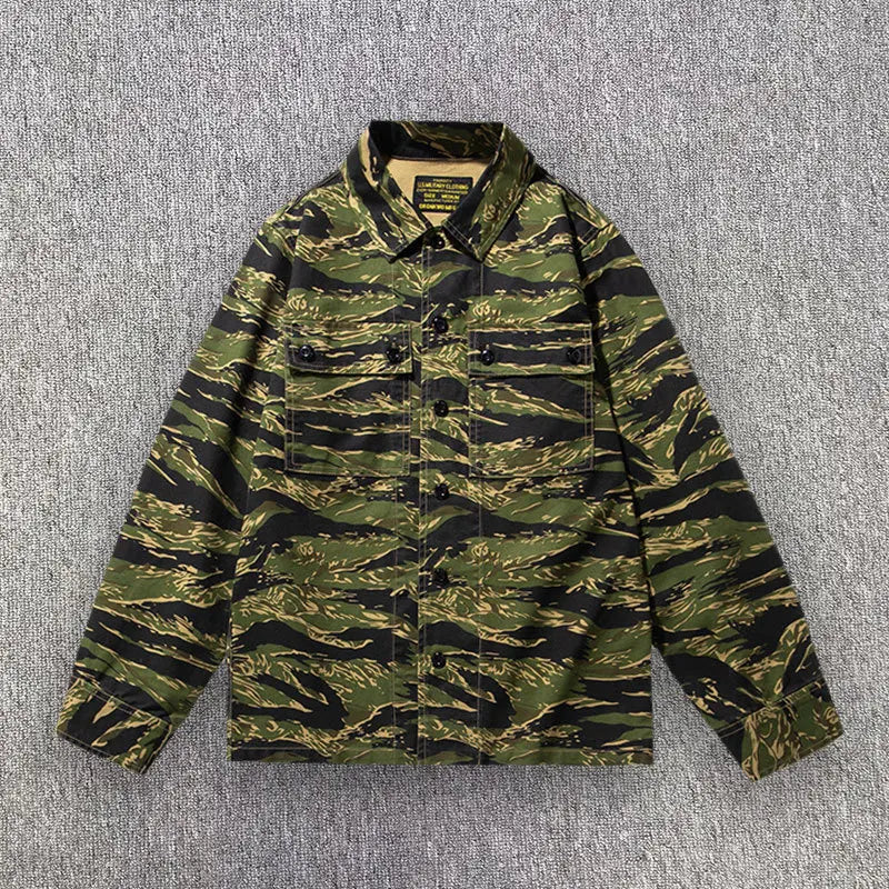 Tiger Cotton Camo Jacket