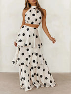 Liana Polka Dot Two-Piece Set