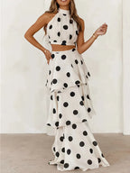 Liana Polka Dot Two-Piece Set