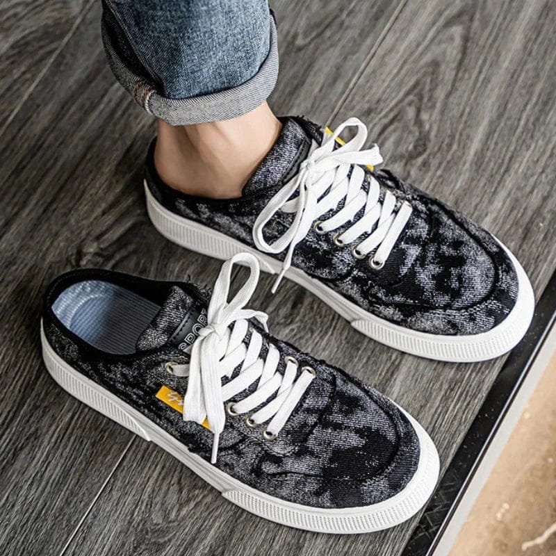 Halston Canvas Slip-on Sneakers