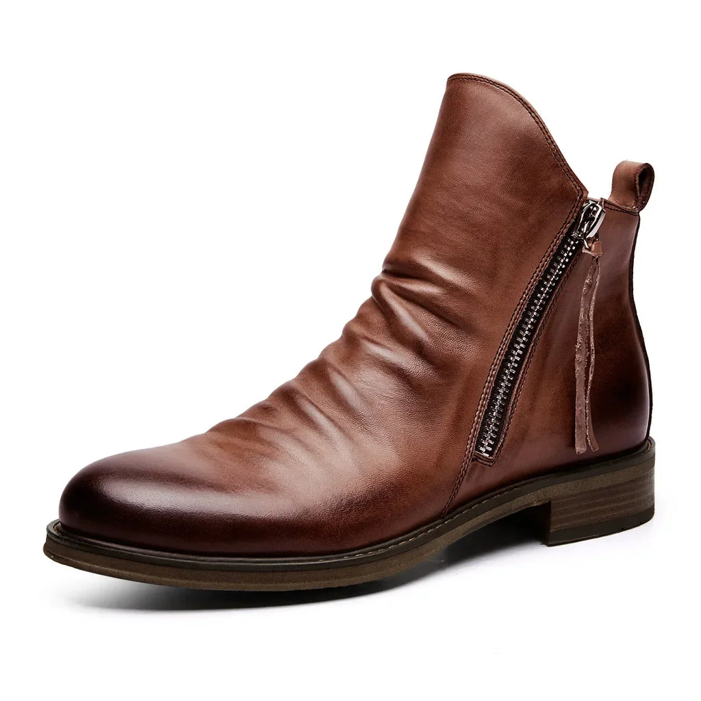 Sherlock Leather Chelsea Boots