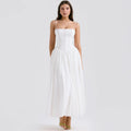 Alina Elegant Hollow Out Maxi Dress
