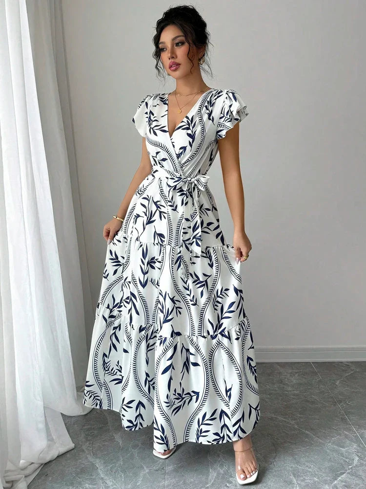 Sophie Elegant Printed Dress