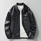 Crispin Leather Zip Jacket
