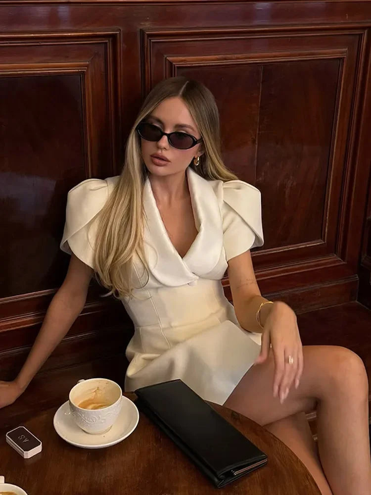 Elise Elegant A-Line Mini Dress