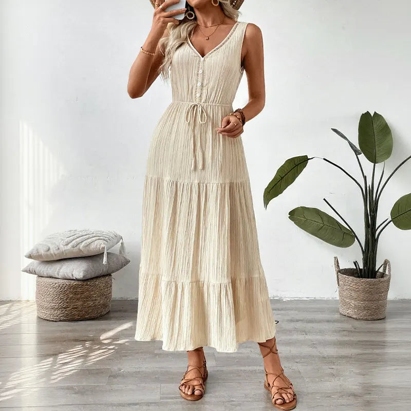 Elise Elegant A-Line Midi Dress
