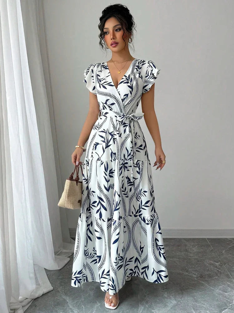 Sophie Elegant Printed Dress