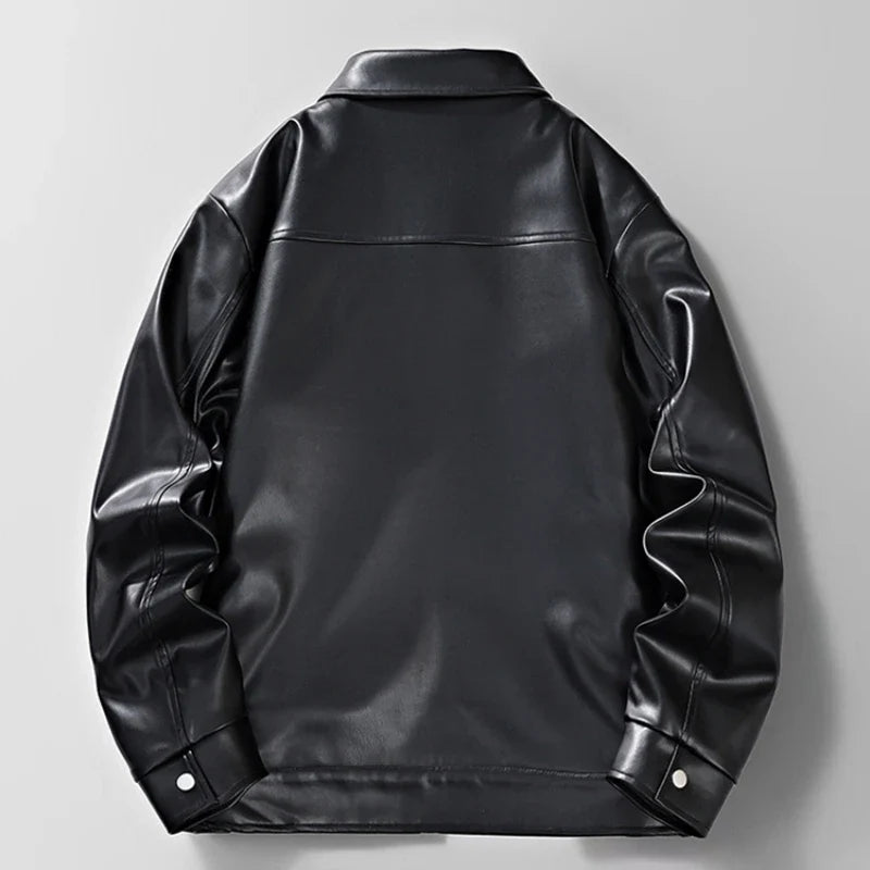 Crispin Leather Zip Jacket