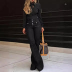 Iris High Waist Bell Bottom Denim