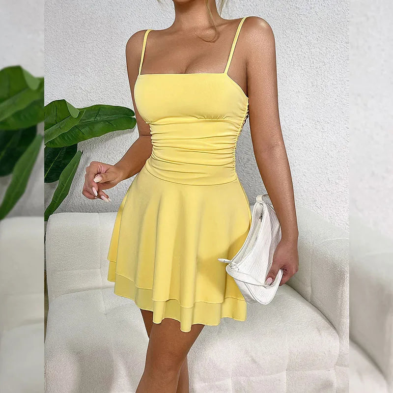 Sofia Elegant Spaghetti Strap Dress