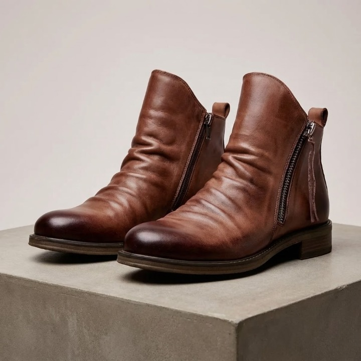 Sherlock Leather Chelsea Boots