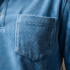 Gents Corduroy Long Sleeve Polo