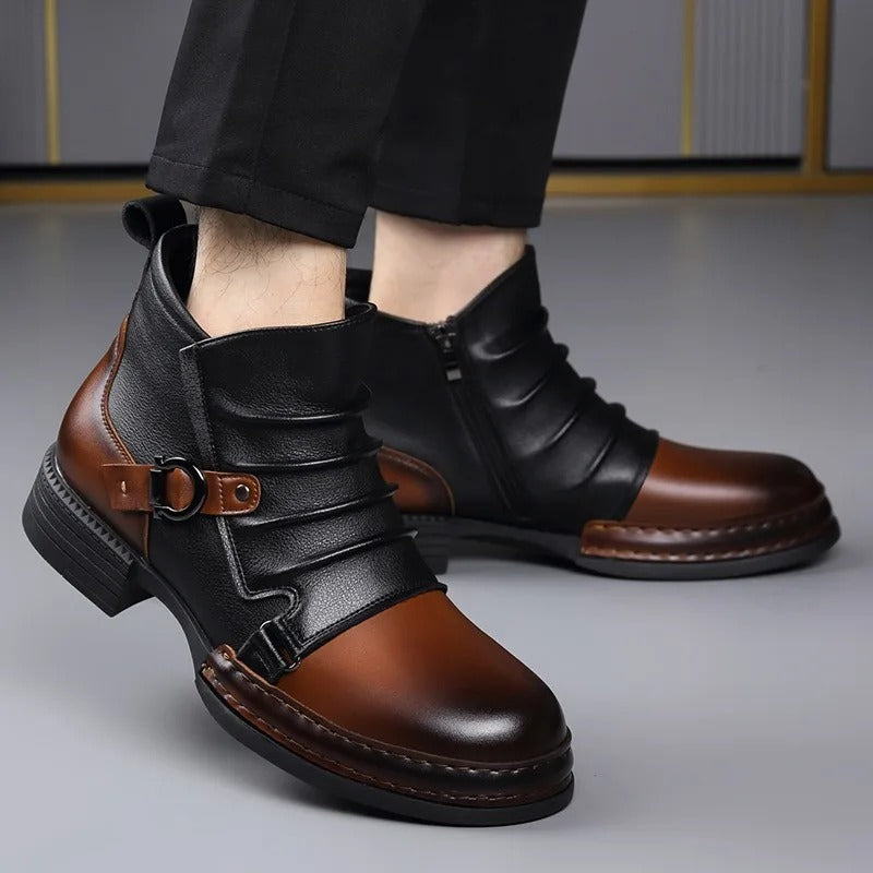 Ryder Genuine Leather Ankle Boots