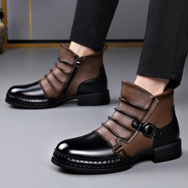 Ryder Genuine Leather Ankle Boots