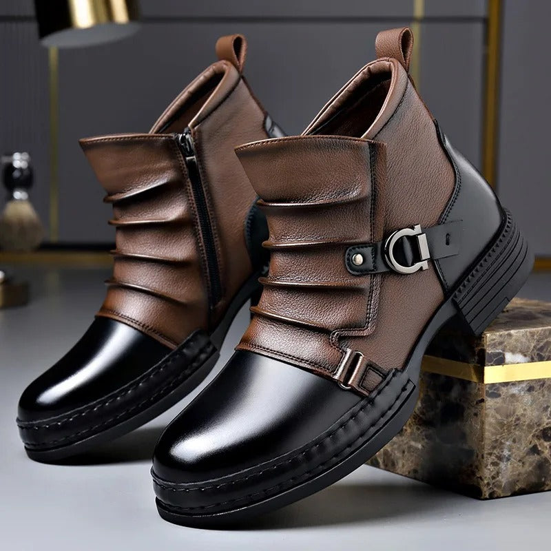 Ryder Genuine Leather Ankle Boots