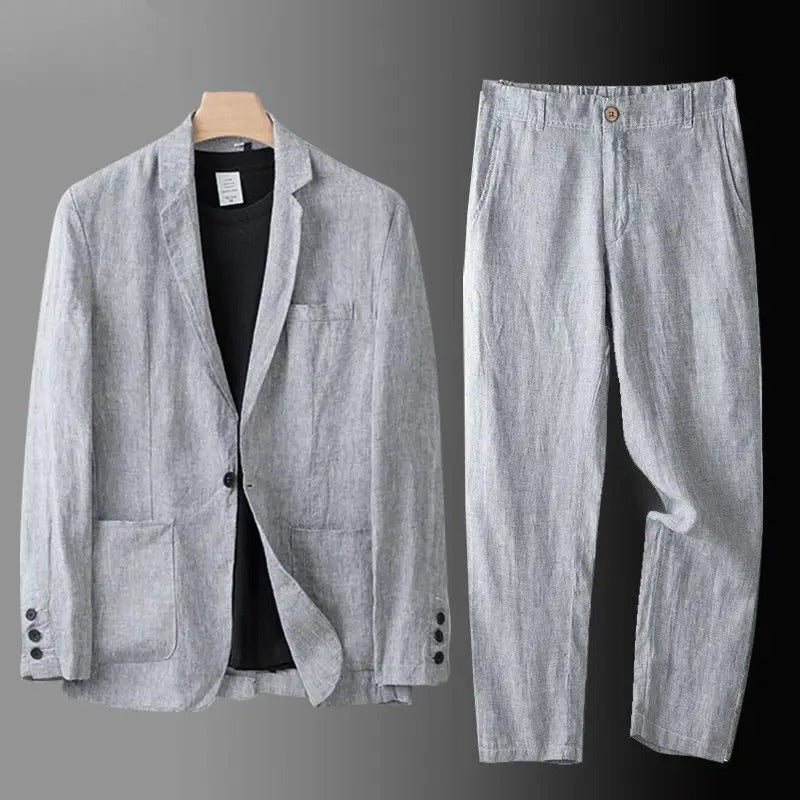 Enzo Linen Suit