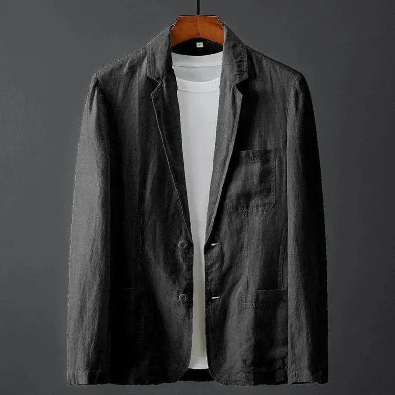 Luigi Enrico Luxe Linen Jacket