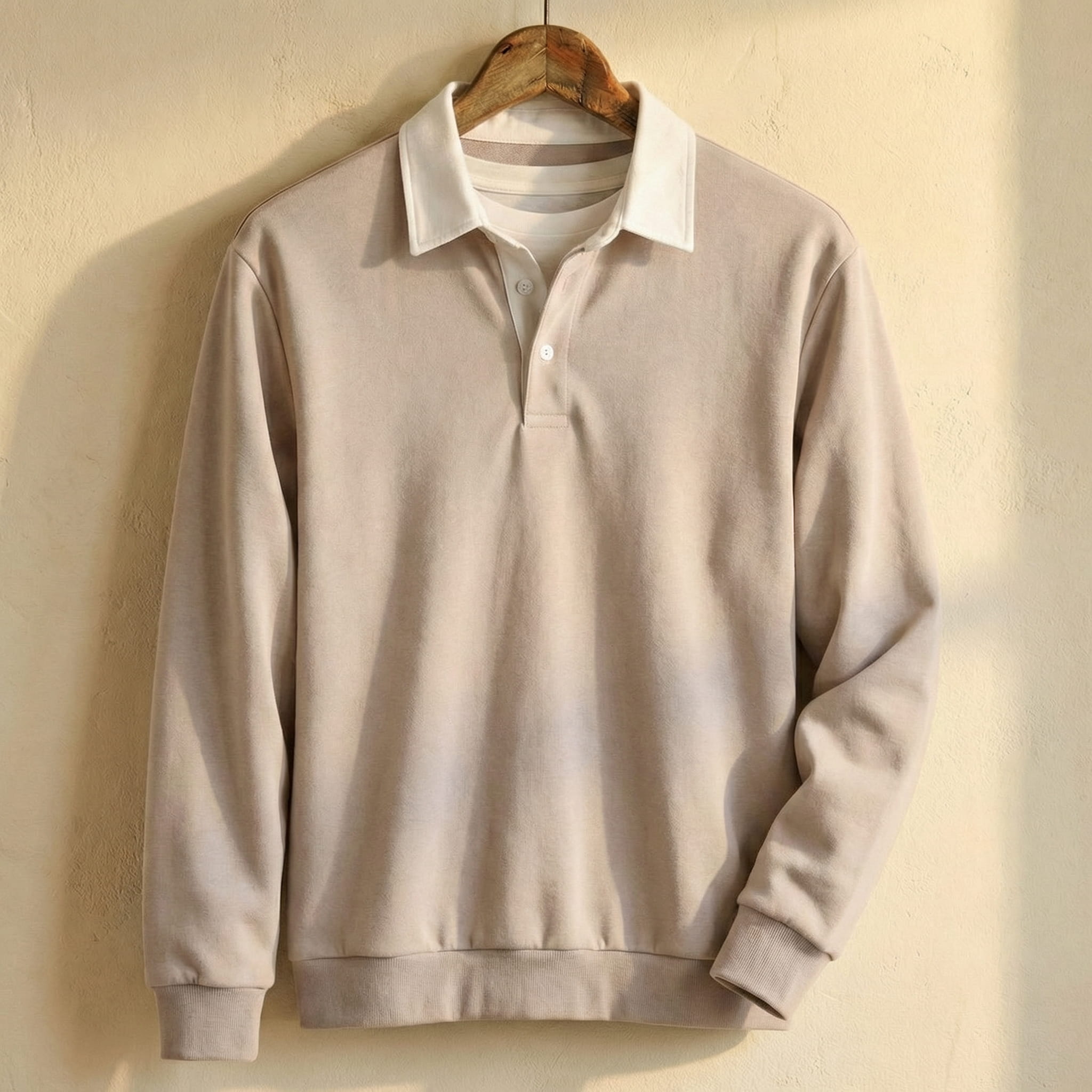Jack Lauren Cotton Collared Sweatshirt