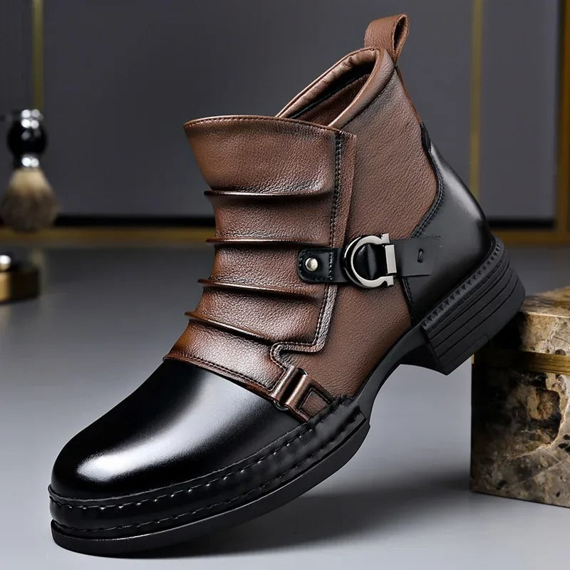 Ryder Genuine Leather Ankle Boots