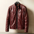 Enzo Leather Zip Jacket